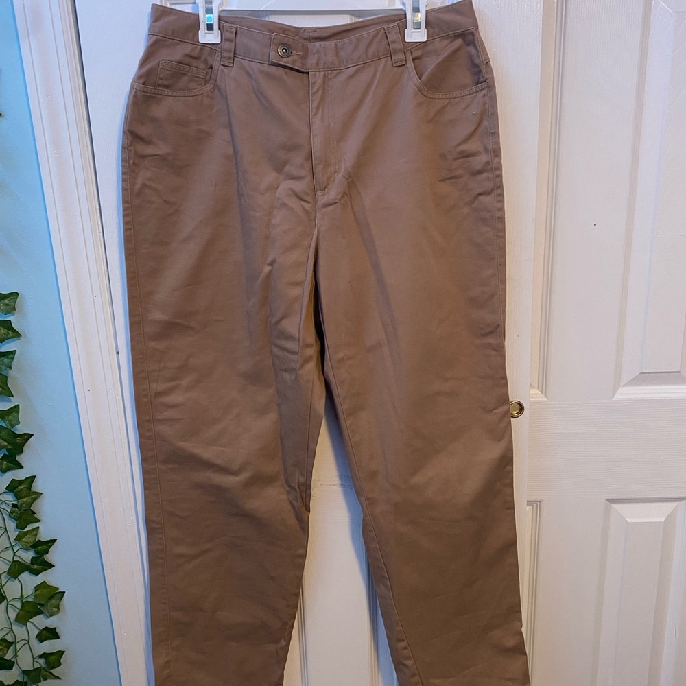 Brown Straight Leg Jeans